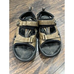 Footjoy Brown Adjustable Golf Sandals Soft Spikes Mens Size‎ 14M